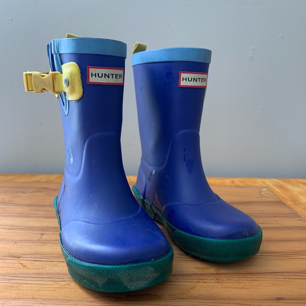 TODDLER BOY DAVIDSON HUNTER RAINBOOTS SIZE 9B 10G